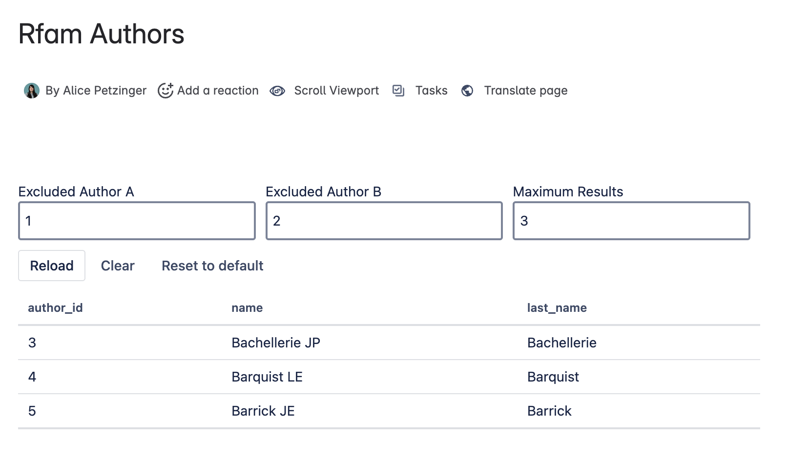 PocketQuery with input fields where the user can change the parameters