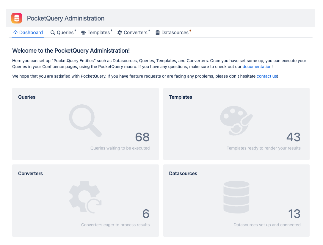 PocketQuery Administration